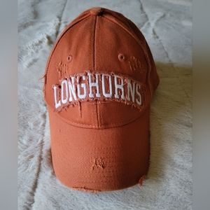UT Texas Longhorns Distressed Logo Cap, Bevo on back, One Fit
